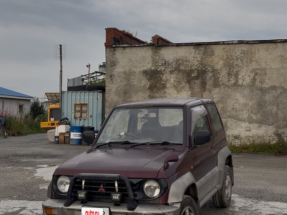 1996 Mitsubishi Pajero Junior, фиолетовый, 360000 рублей