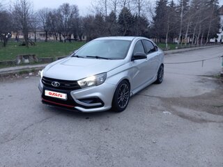 2019 Lada (ВАЗ) Vesta Sport I, серебристый, 1420000 рублей, вид 2
