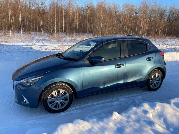 2017 Mazda Demio IV (DJ), синий, 890000 рублей - вид 15