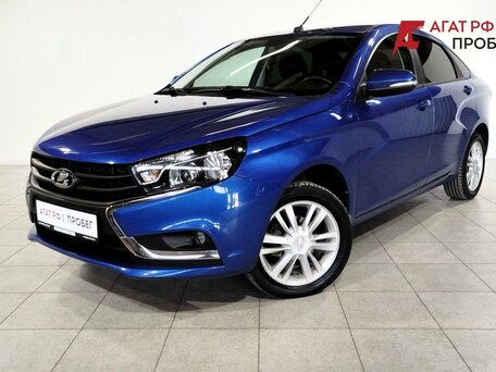 2021 Lada (ВАЗ) Vesta I, синий, 1067000 рублей, вид 1