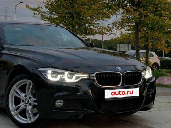 2016 BMW 3 серии 320i xDrive VI (F3x) Рестайлинг, чёрный, 2899999 рублей