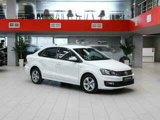 2018 Volkswagen Polo V Рестайлинг, белый, 805000 рублей, вид 3