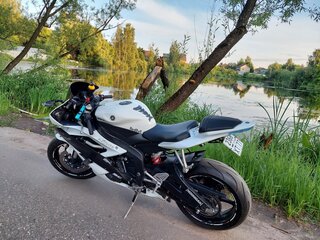 2007 Yamaha YZF-R6, белый, 660000 рублей, вид 4