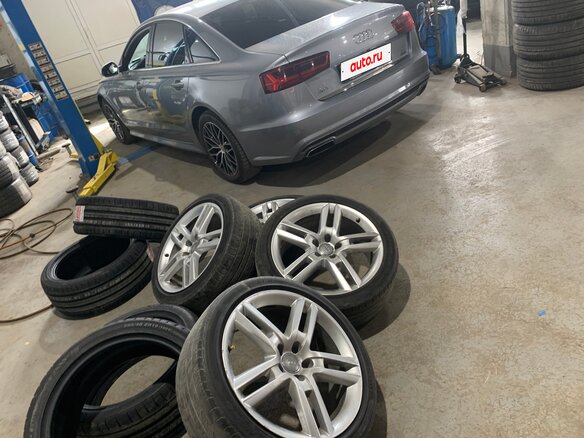 2015 Audi A6 IV (C7) Рестайлинг, серый, 2600000 рублей - вид 28