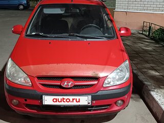 2007 Hyundai Getz I Рестайлинг, красный, 311111 рублей, вид 1