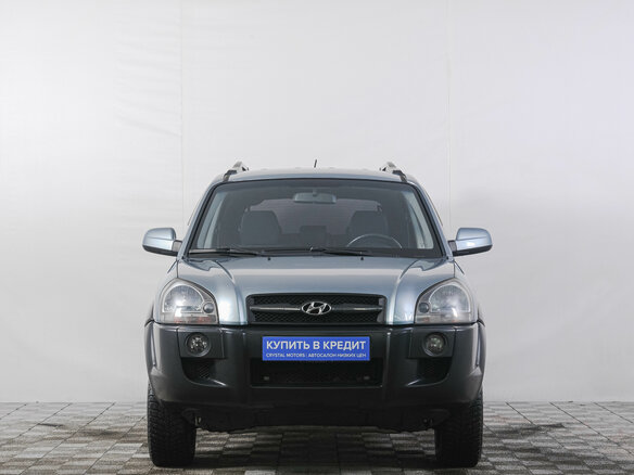 2007 Hyundai Tucson I, голубой - вид 1