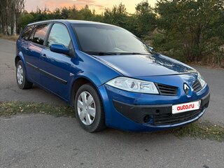 2006 Renault Megane II Рестайлинг, синий, 390000 рублей, вид 2