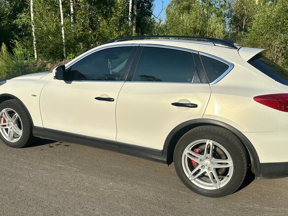 2008 Infiniti EX35 I (J50), белый, 1090000 рублей - вид 6