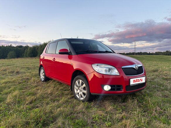 2009 Skoda Fabia II, красный, 435000 рублей