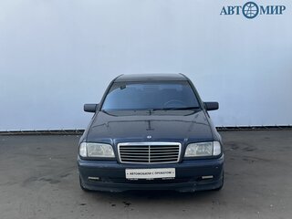 1998 Mercedes-Benz C-Класс 200 I (W202) Рестайлинг, синий, 375000 рублей, вид 2