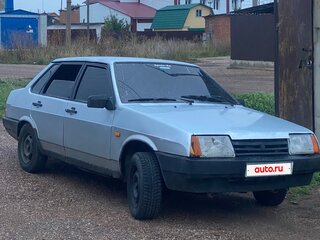1999 Lada (ВАЗ) 21099, серебристый, 67000 рублей, вид 1