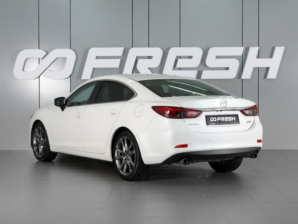 2018 Mazda 6 III (GJ) Рестайлинг, белый, 1899000 рублей - вид 1