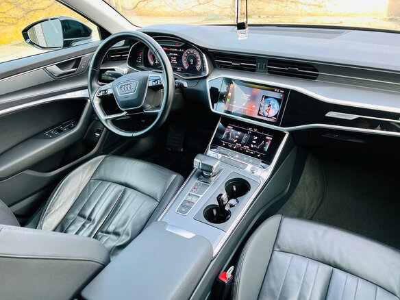 2020 Audi A6 40 TDI V (C8), чёрный, 3780000 рублей - вид 24