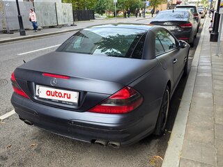 2003 Mercedes-Benz SL-Класс AMG 55 AMG II (R230), чёрный, 3970000 рублей, вид 3