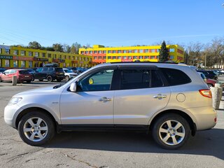 2008 Hyundai Santa Fe II, серебристый, 1200000 рублей, вид 4
