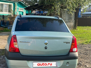 2007 Renault Logan I, серебристый, 340000 рублей, вид 3