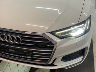 2019 Audi A6 40 TDI V (C8), белый, 4200000 рублей, вид 2