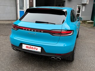 2019 Porsche Macan S I Рестайлинг, голубой, 5200000 рублей, вид 4