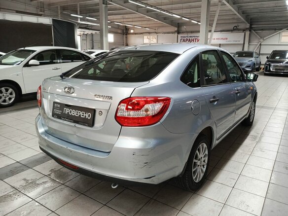 2015 Lada (ВАЗ) Granta I, голубой - вид 4