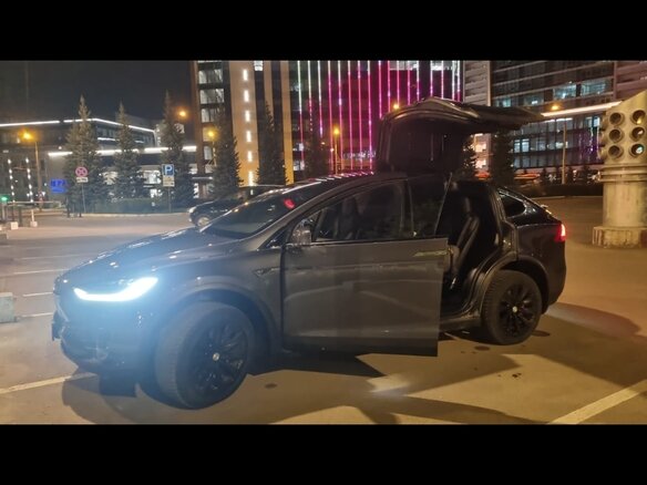2016 Tesla Model X 90D I, серый, 3990000 рублей - вид 11