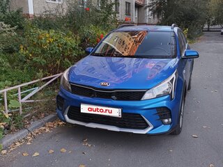 2021 Kia Rio X IV Рестайлинг, синий, 1455000 рублей, вид 1