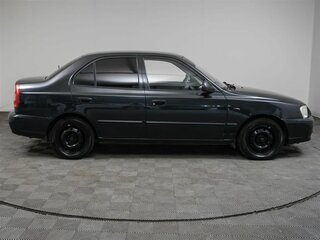 2009 Hyundai Accent ТагАЗ II, чёрный, 379000 рублей, вид 4