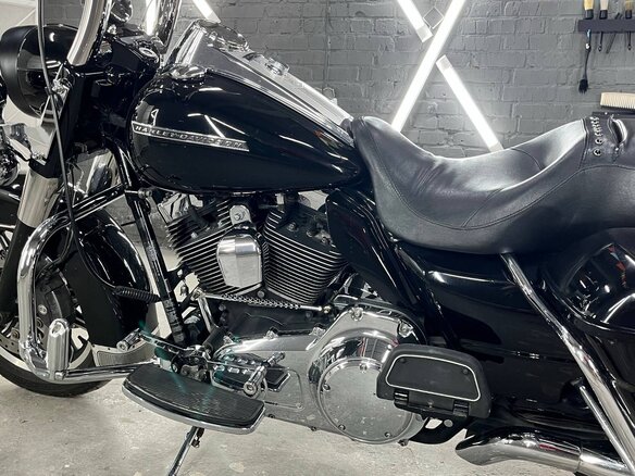 2014 Harley-Davidson Road King, чёрный, 1350000 рублей - вид 8