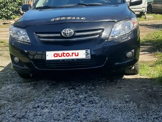 2008 Toyota Corolla X (E140, E150), чёрный, 600000 рублей, вид 2
