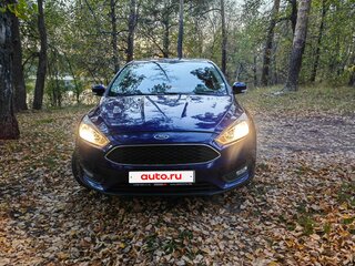 2016 Ford Focus III Рестайлинг, синий, 860000 рублей, вид 2