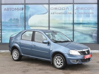 2010 Renault Logan I Рестайлинг, синий, 384000 рублей, вид 3