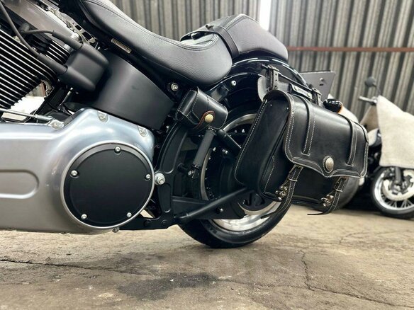 2012 Harley-Davidson Fat Boy, чёрный, 1250000 рублей - вид 14