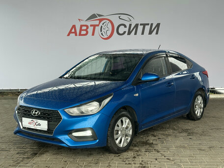 2017 Hyundai Solaris II, синий, 1125000 рублей, вид 1