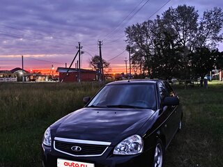 2011 Lada (ВАЗ) Priora I, чёрный, 400000 рублей, вид 3