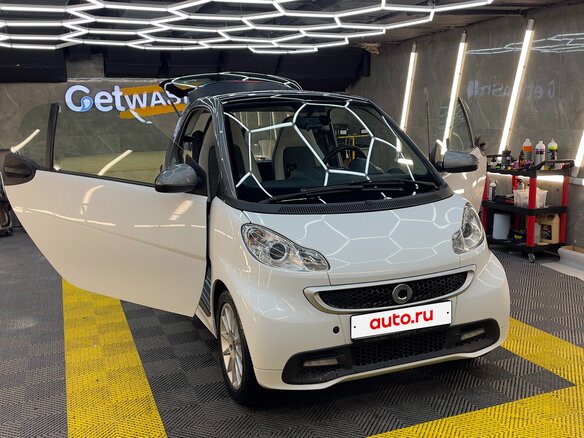 2014 Smart Fortwo II, белый, 850000 рублей