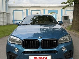 2015 BMW X6 M II (F86), голубой, 4200000 рублей, вид 1