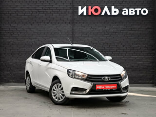 2017 Lada (ВАЗ) Vesta I, белый, 680000 рублей, вид 3