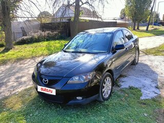 2008 Mazda 3 I (BK) Рестайлинг, чёрный, 470000 рублей, вид 2