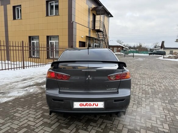 2007 Mitsubishi Lancer X, серый, 660000 рублей - вид 6