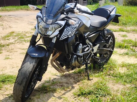 2019 Kawasaki Z 650, белый, 650000 рублей, вид 5