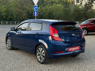 2016 Hyundai Solaris I Рестайлинг, синий, 900000 рублей, вид 4