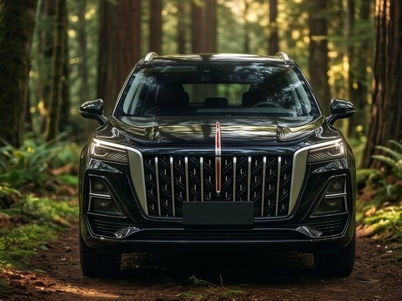 2024 Hongqi HS5 I Рестайлинг, чёрный - вид 2