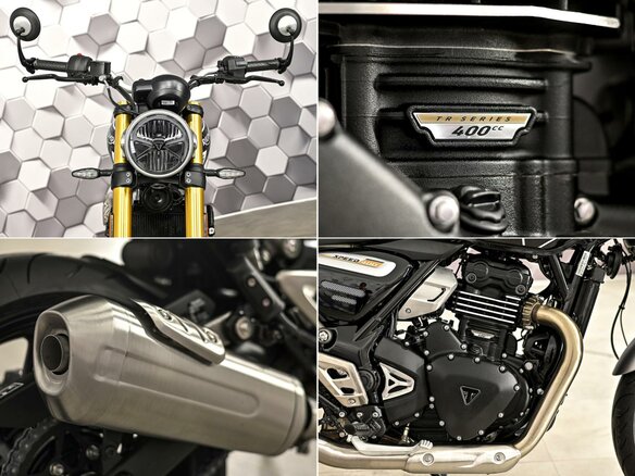 2022 Triumph Speed 400, чёрный, 695000 рублей - вид 9