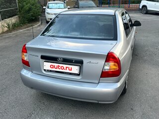 2003 Hyundai Accent ТагАЗ II, серебристый, 360000 рублей, вид 4