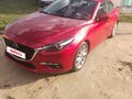 2017 Mazda 3 III (BM) Рестайлинг, красный, 1300000 рублей