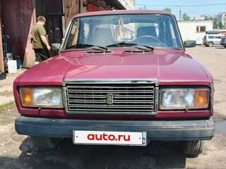 2003 Lada (ВАЗ) 2107, пурпурный, 100000 рублей, вид 1