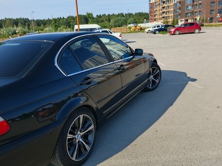 2003 BMW 3 серии N42 316i IV (E46) Рестайлинг, чёрный, 560000 рублей, вид 3