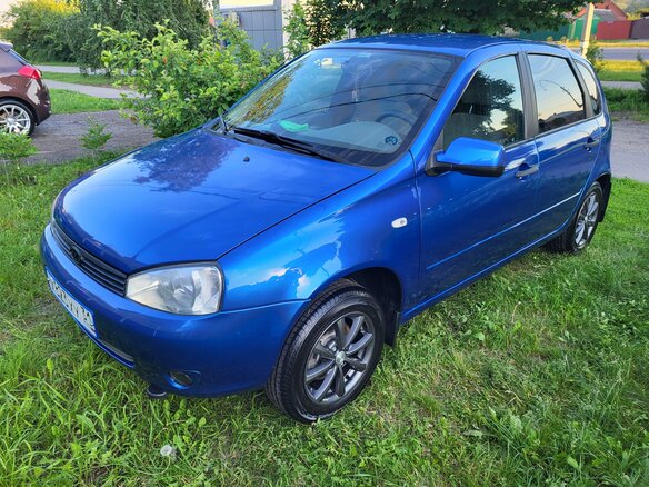 2008 Lada (ВАЗ) Kalina I, синий, 400000 рублей