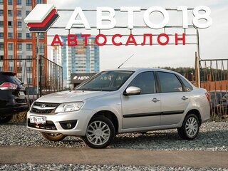 2014 Lada (ВАЗ) Granta I, серебристый, 449000 рублей, вид 1