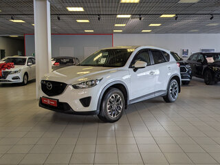 2015 Mazda CX-5 I Рестайлинг, белый, 1544900 рублей, вид 4