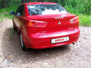2008 Mitsubishi Lancer X, красный, 685000 рублей, вид 4